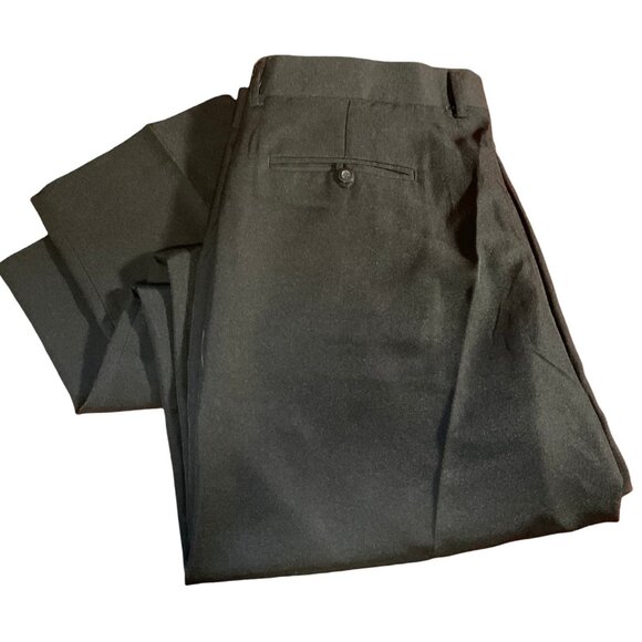 Black Pleated Front Dress Pant - Picture 2 of 3